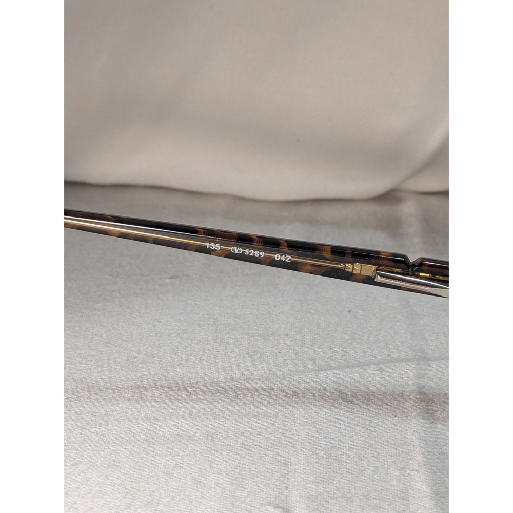 VALENTINO V5289 Eyeglasses Frame Petite Italy 48-15-135 Brown Tortoise - Picture 5 of 6